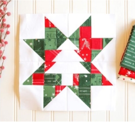 Christmas Tree Star Block Free Patterns